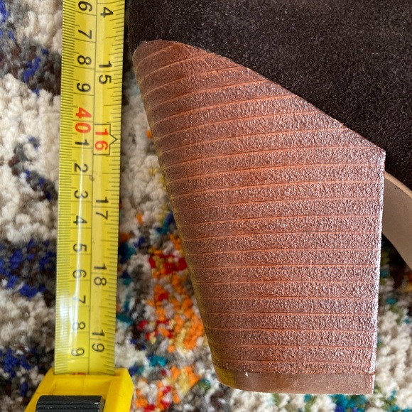 Knee Length Suede Boots/Leather | Women’s 9.5 M - Picture 4 of 11